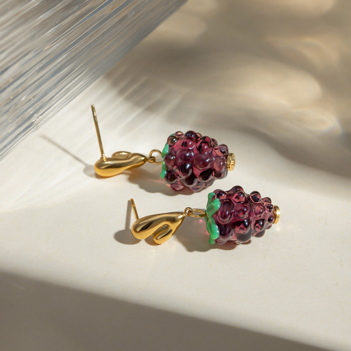 Grapes earrings