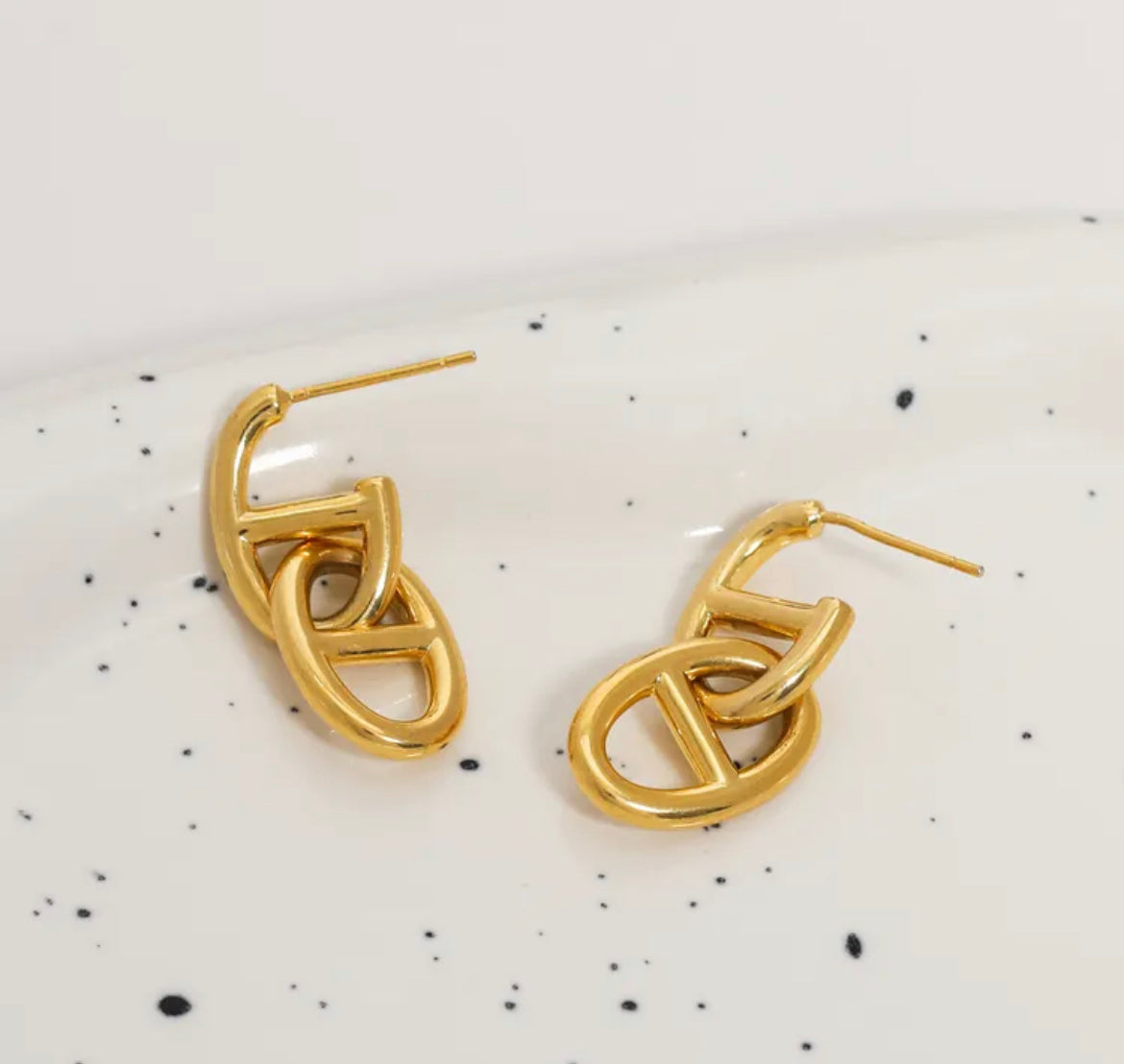 Channel earrings